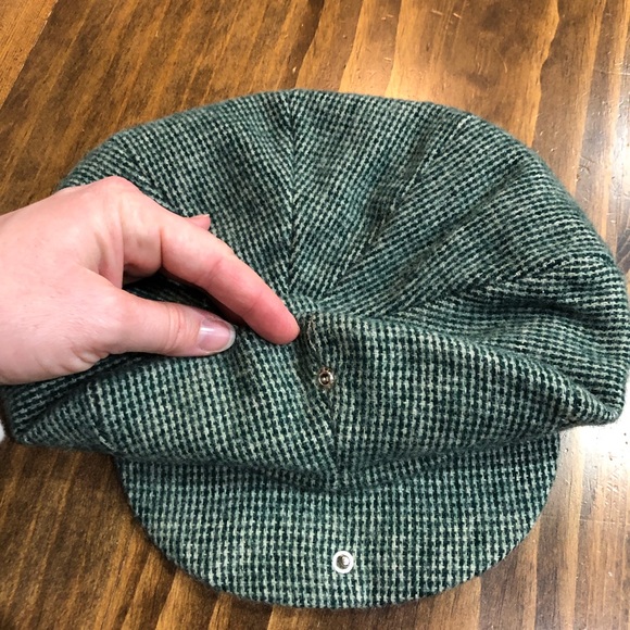 VTG Rosollino Milano United Hatters Cap & Millinery Union Newsboy Cap Sz 7 1/8 - Picture 2 of 6